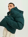 Jack & Jones Petrolejová pánská prošívaná zimní bunda Jack & Jones Vester
