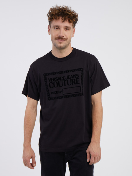 Versace Jeans Couture Černé pánské tričko Versace Jeans Couture