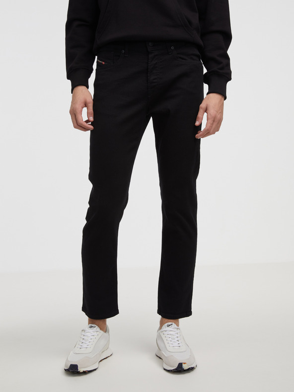 Diesel Černé pánské straight fit džíny Diesel