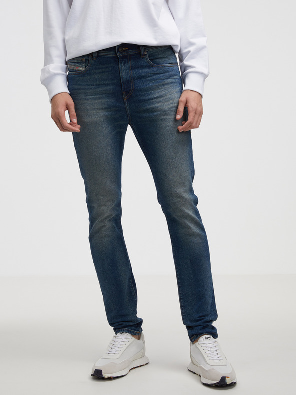 Diesel Tmavě modré pánské slim fit džíny Diesel
