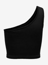 ONLY Černé dámské crop top tílko ONLY Gven