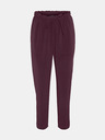 Vero Moda Vínové zkrácené kalhoty VERO MODA-Theressa