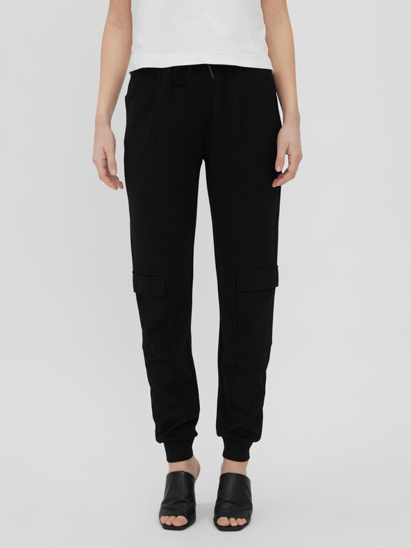 Vero Moda Černé kalhoty VERO MODA Meva