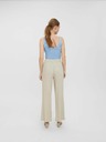 Vero Moda Béžové volné kalhoty VERO MODA Josie