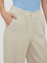 Vero Moda Béžové volné kalhoty VERO MODA Josie