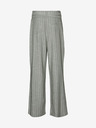 Vero Moda Světle zelené pruhované široké kalhoty VERO MODA Serena