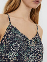 Vero Moda Tmavě modrý květovaný top VERO MODA Hannah