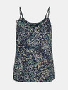 Vero Moda Tmavě modrý květovaný top VERO MODA Hannah