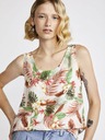 Vero Moda Krémový květovaný top VERO MODA Easy
