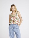 Vero Moda Krémový květovaný top VERO MODA Easy