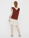 Vero Moda Hnědý volný top VERO MODA Penelope