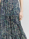 Vero Moda Tmavě modré květované maxišaty VERO MODA Hannah