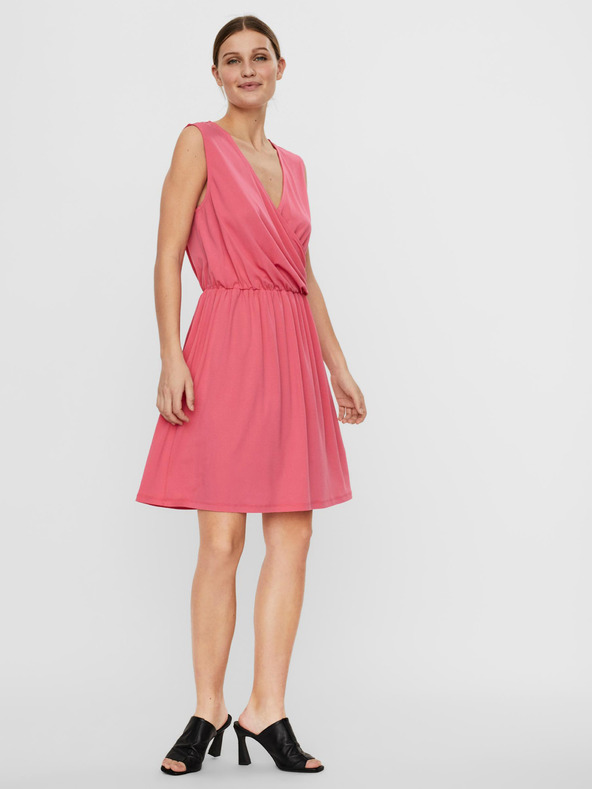 Vero Moda Růžové šaty VERO MODA Haidy