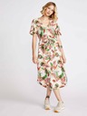 Vero Moda Krémové květované šaty VERO MODA Simply