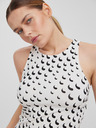 Vero Moda Bílé vzorované tílko VERO MODA Tessa