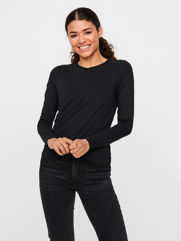Vero Moda Černé tričko VERO MODA-Panda
