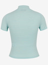 TALLY WEiJL Světle modrý pruhovaný crop top TALLY WEiJL