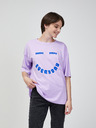 Vero Moda Světle fialové oversize tričko VERO MODA Skye Cody