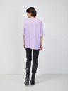 Vero Moda Světle fialové oversize tričko VERO MODA Skye Cody