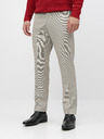 SELECTED Béžové oblekové slim fit kalhoty Selected Homme Maze Saint