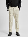 SELECTED Krémové chino kalhoty Selected Homme Miles
