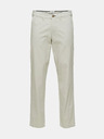 SELECTED Krémové chino kalhoty Selected Homme Miles