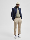 SELECTED Béžové chino kalhoty Selected Homme