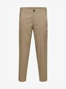 SELECTED Béžové chino kalhoty Selected Homme