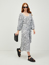Vero Moda Černo-bílé vzorované maxišaty VERO MODA Peace