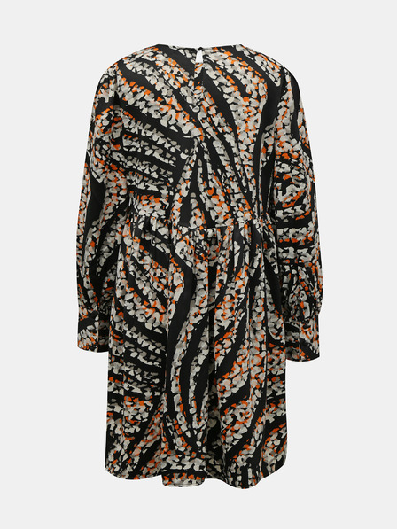Vero Moda Černo-béžové vzorované šaty VERO MODA Gaja