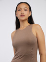 Vero Moda Hnědé dámské šaty VERO MODA Bianca