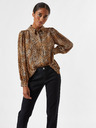 Dorothy Perkins Petite Hnědá halenka s leopardím vzorem Dorothy Perkins Petite