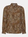 Dorothy Perkins Petite Hnědá halenka s leopardím vzorem Dorothy Perkins Petite