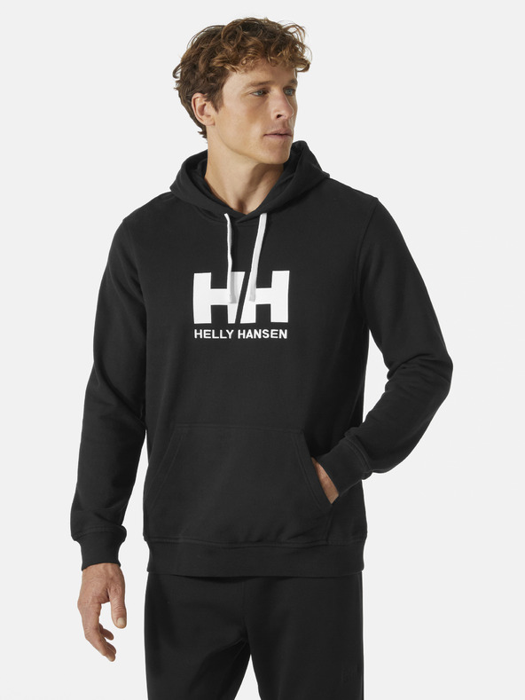 Helly Hansen Černá pánská mikina s kapucí HELLY HANSEN