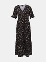 Miss Selfridge Černé vzorované maxi šaty Miss Selfridge