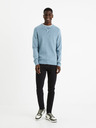 Celio Světle modrý pánský basic svetr Celio Femoon