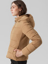 Vero Moda Hnědá dámská prošívaná zimní bunda VERO MODA Jessiemie