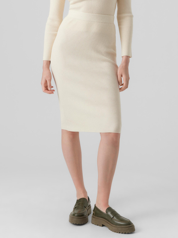 Vero Moda Krémová dámská sukně VERO MODA Karis