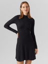 Vero Moda Černé dámské svetrové šaty VERO MODA Sally