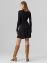 Vero Moda Černé dámské svetrové šaty VERO MODA Sally