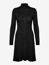 Vero Moda Černé dámské svetrové šaty VERO MODA Sally