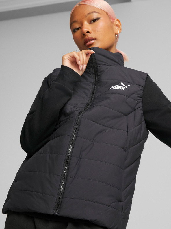 Puma Černá dámská prošívaná vesta Puma Padded