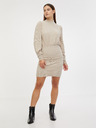Vero Moda Béžové dámské šaty VERO MODA Aurora