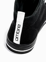 Ombre Clothing Černé pánské kotníkové tenisky T304