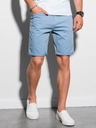 Ombre Clothing Světle modré pánské casual kraťasy Ombre Clothing W303