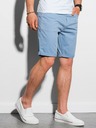 Ombre Clothing Světle modré pánské casual kraťasy Ombre Clothing W303