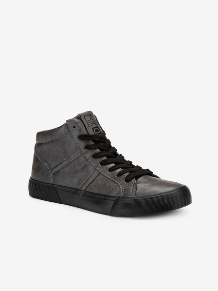 Ombre Clothing Šedé pánské sneakers boty Ombre Clothing T379