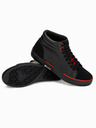 Ombre Clothing Černé pánské sneakers boty Ombre Clothing T376
