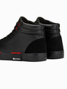 Ombre Clothing Černé pánské sneakers boty Ombre Clothing T376
