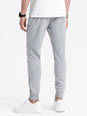 Ombre Clothing Světle šedé pánské tepláky Ombre Clothing
